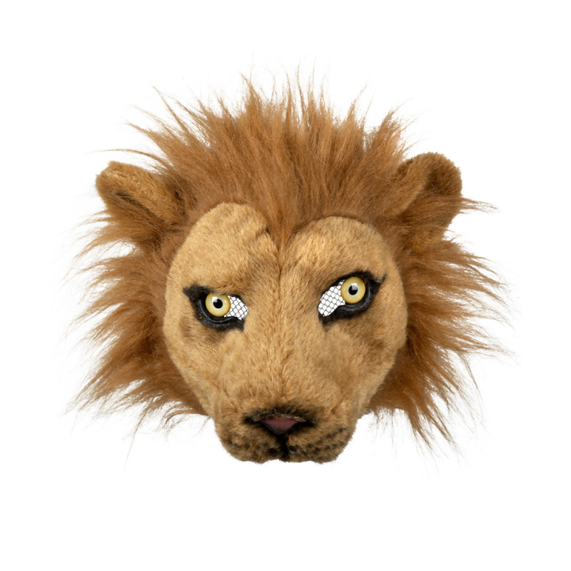 Maska lví plyšová